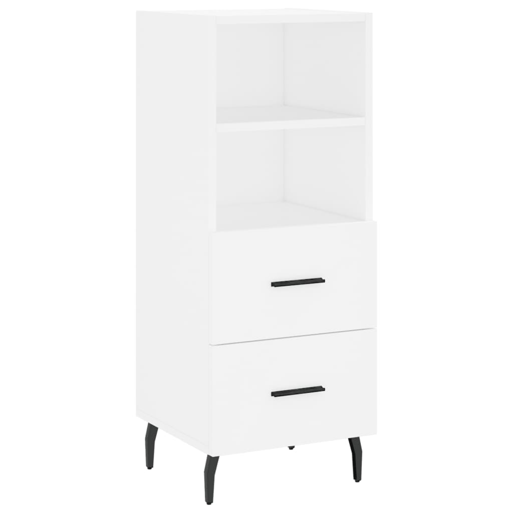 High sideboard White 34.5x34x180 cm Engineered wood