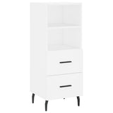 High sideboard White 34.5x34x180 cm Engineered wood