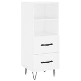 High sideboard White 34.5x34x180 cm Engineered wood