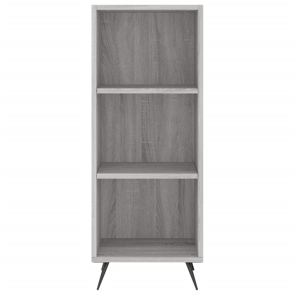 Buffet haut Sonoma gris 34,5x34x180 cm Bois d'ingénierie