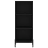 Hohes Sideboard Schwarz 34,5x34x180 cm Holzwerkstoff