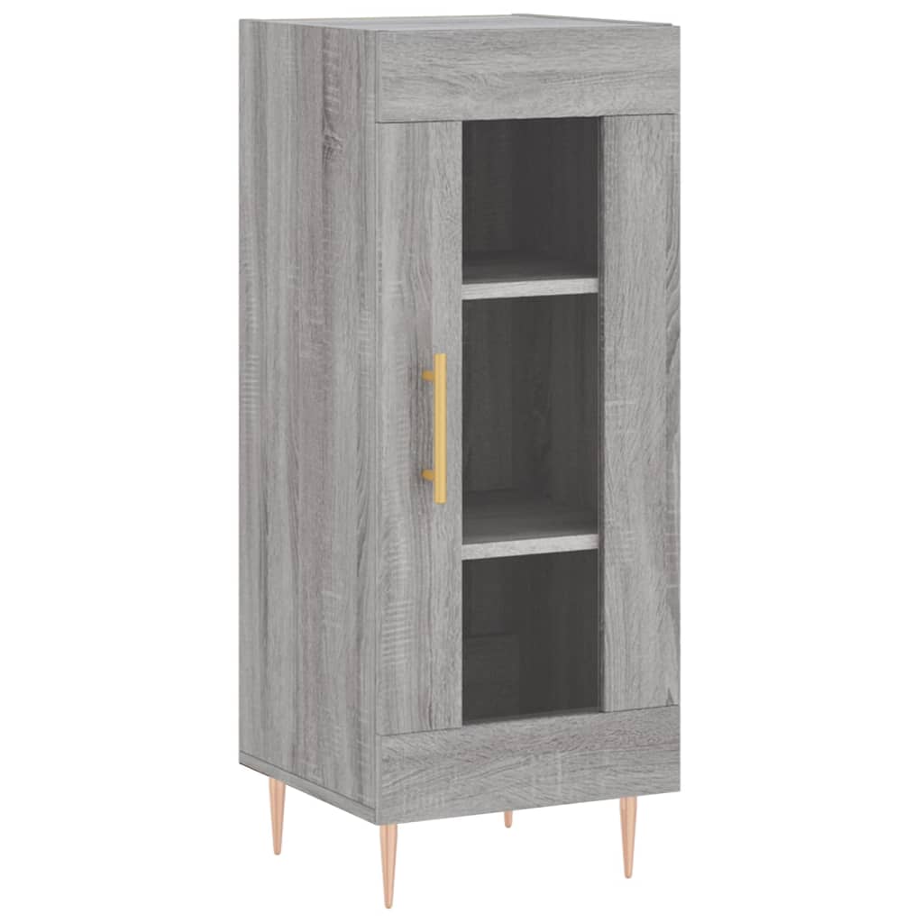 Buffet haut Sonoma gris 34,5x34x180 cm Bois d'ingénierie