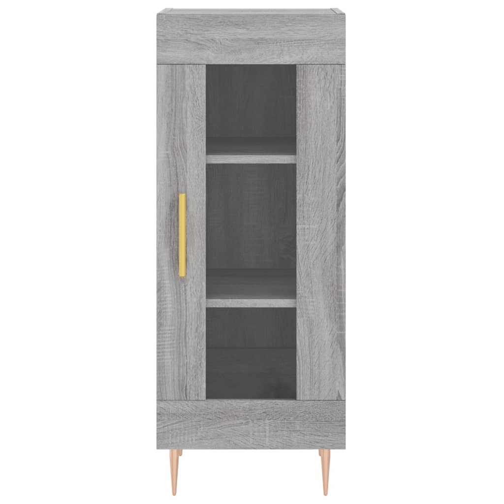 Buffet haut Sonoma gris 34,5x34x180 cm Bois d'ingénierie