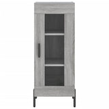 Buffet haut Sonoma gris 34,5x34x180 cm Bois d'ingénierie