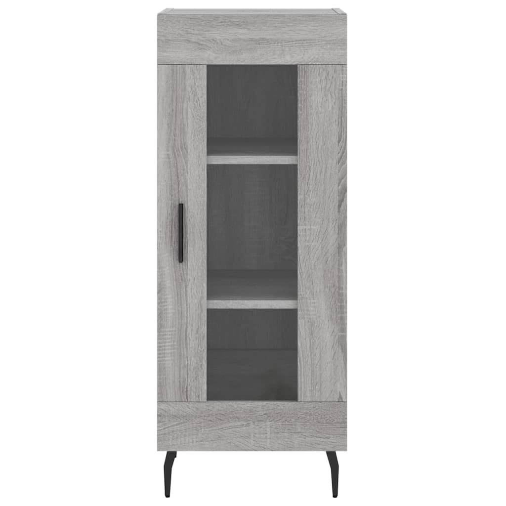 Buffet haut Sonoma gris 34,5x34x180 cm Bois d'ingénierie