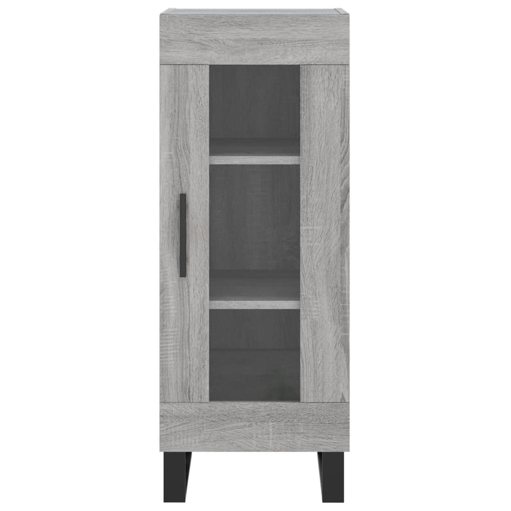 Buffet haut Sonoma gris 34,5x34x180 cm Bois d'ingénierie