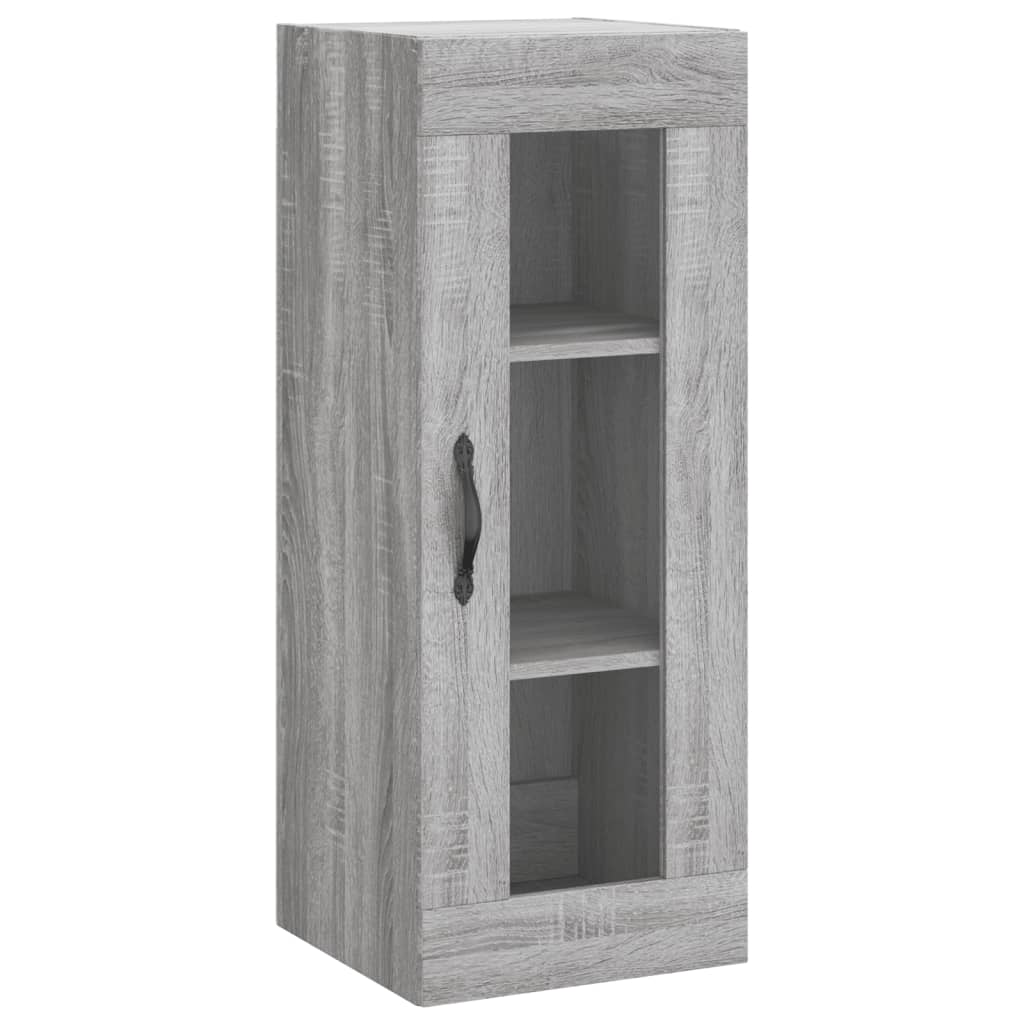 Buffet haut Sonoma gris 34,5x34x180 cm Bois d'ingénierie