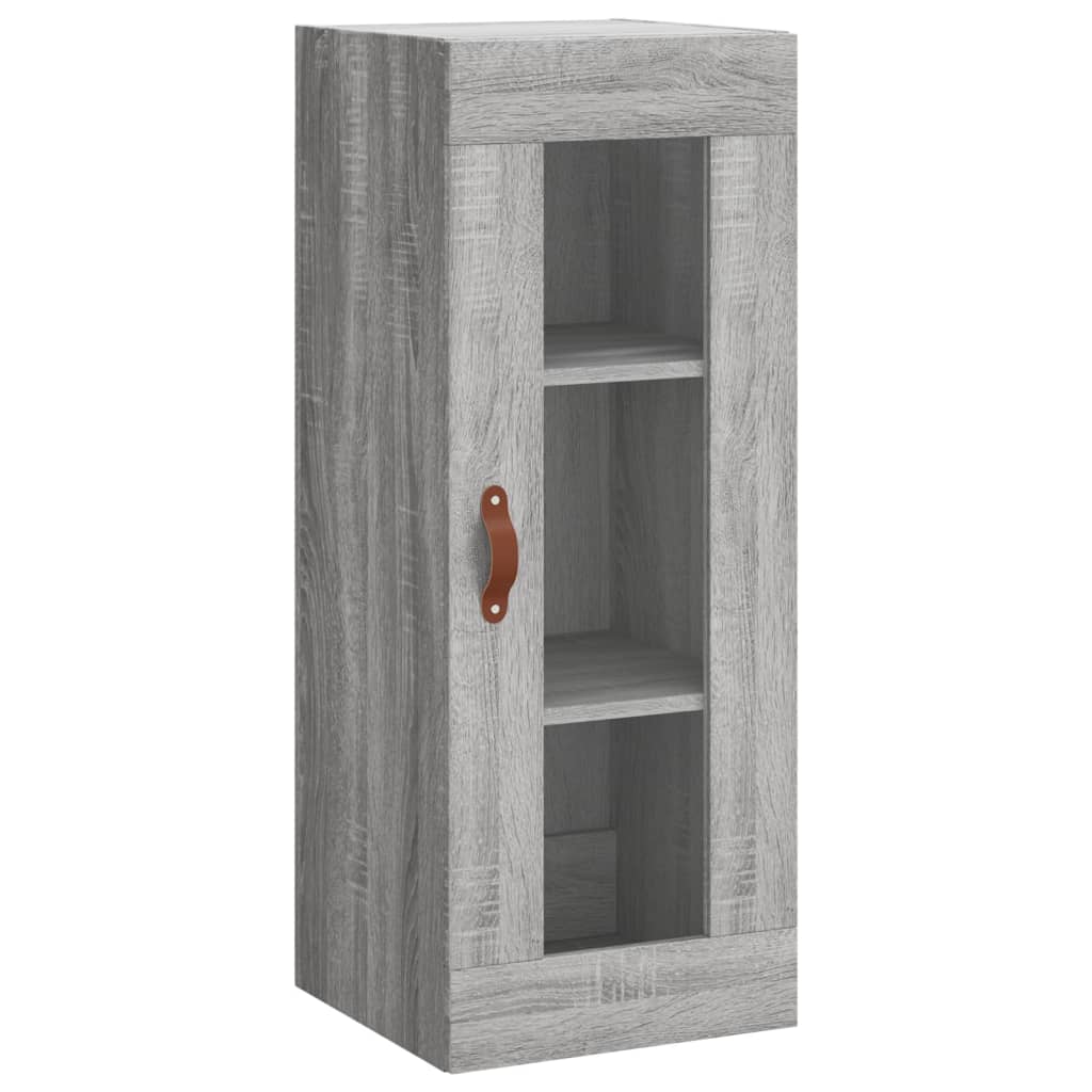 Buffet haut Sonoma gris 34,5x34x180 cm Bois d'ingénierie