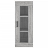 Buffet haut Sonoma gris 34,5x34x180 cm Bois d'ingénierie