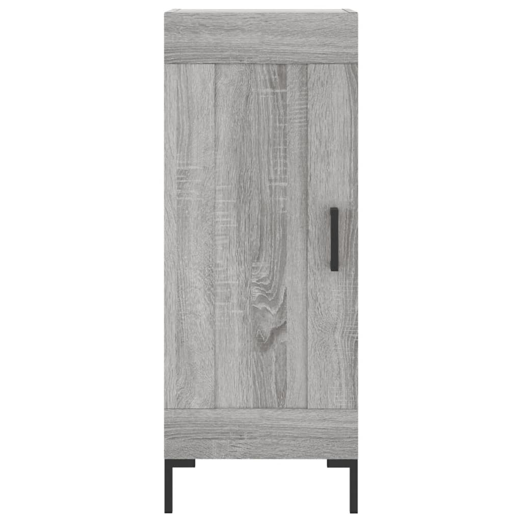 Buffet haut Sonoma gris 34,5x34x180 cm Bois d'ingénierie