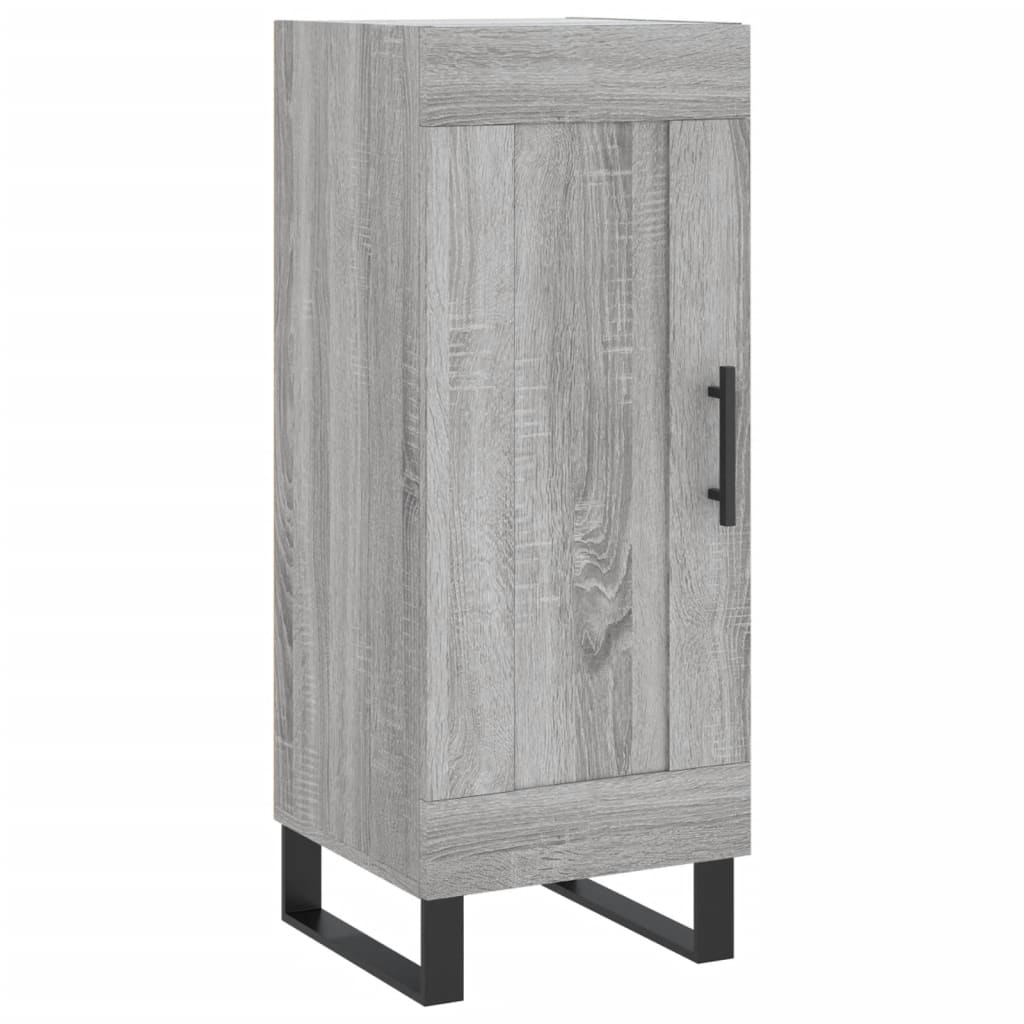 Buffet haut Sonoma gris 34,5x34x180 cm Bois d'ingénierie