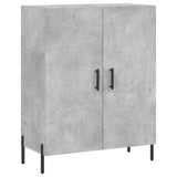 High sideboard Concrete gray 69.5x34x180 cm Engineered wood