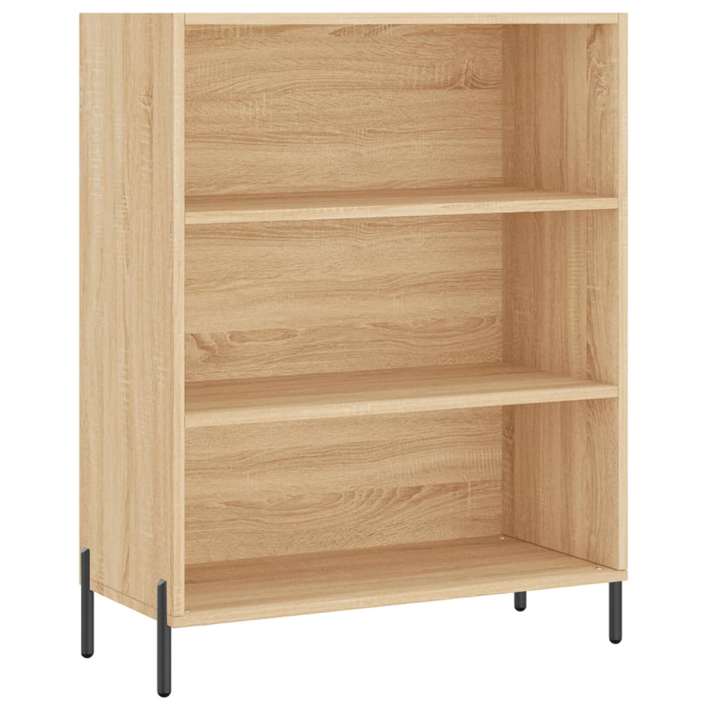 High sideboard Sonoma oak 69.5x34x180 cm Engineered wood