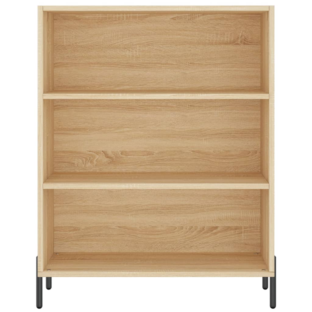 High sideboard Sonoma oak 69.5x34x180 cm Engineered wood