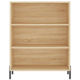 High sideboard Sonoma oak 69.5x34x180 cm Engineered wood