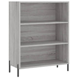 Sonoma high sideboard gray 69.5x34x180 cm Engineered wood