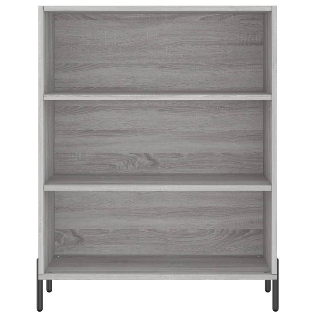 Sonoma high sideboard gray 69.5x34x180 cm Engineered wood