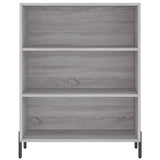 Buffet haut Sonoma gris 69,5x34x180 cm Bois d'ingénierie