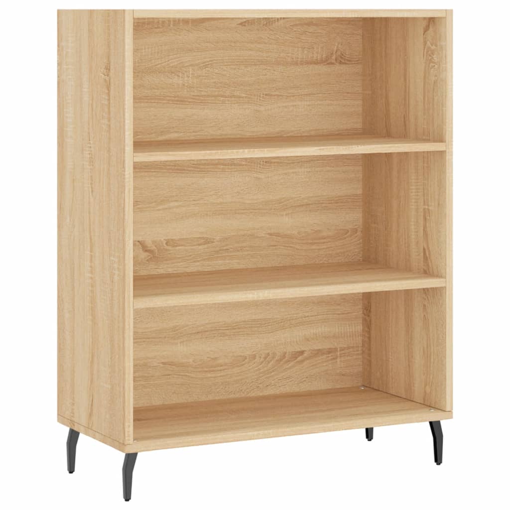 Hohes Sideboard Sonoma-Eiche 69,5x34x180 cm Holzwerkstoff