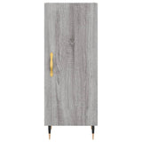 Buffet haut Sonoma gris 34,5x34x180 cm Bois d'ingénierie