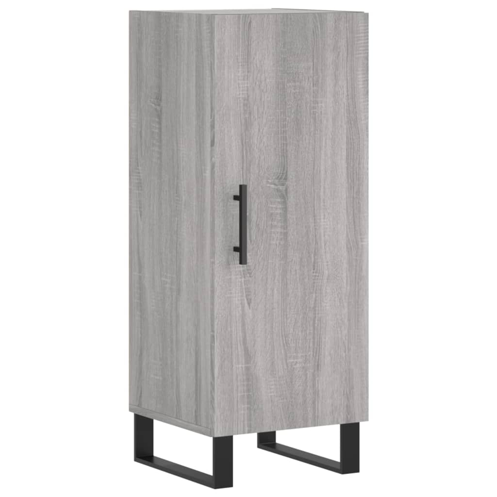 Buffet haut Sonoma gris 34,5x34x180 cm Bois d'ingénierie