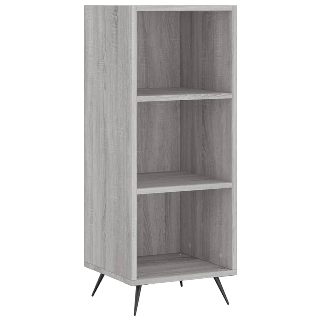 Buffet haut Sonoma gris 34,5x34x180 cm Bois d'ingénierie