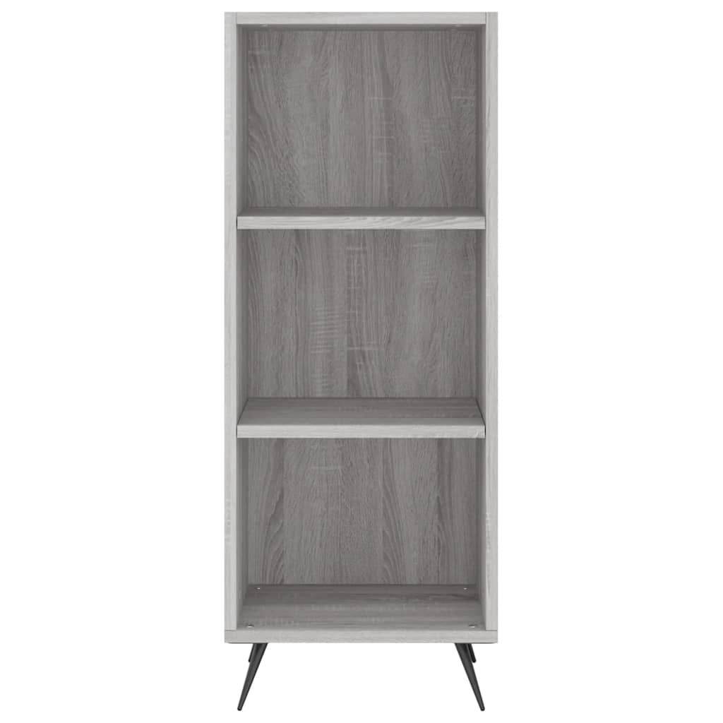 Buffet haut Sonoma gris 34,5x34x180 cm Bois d'ingénierie