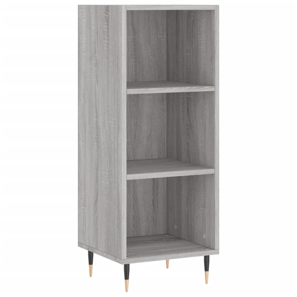 Buffet haut Sonoma gris 34,5x34x180 cm Bois d'ingénierie