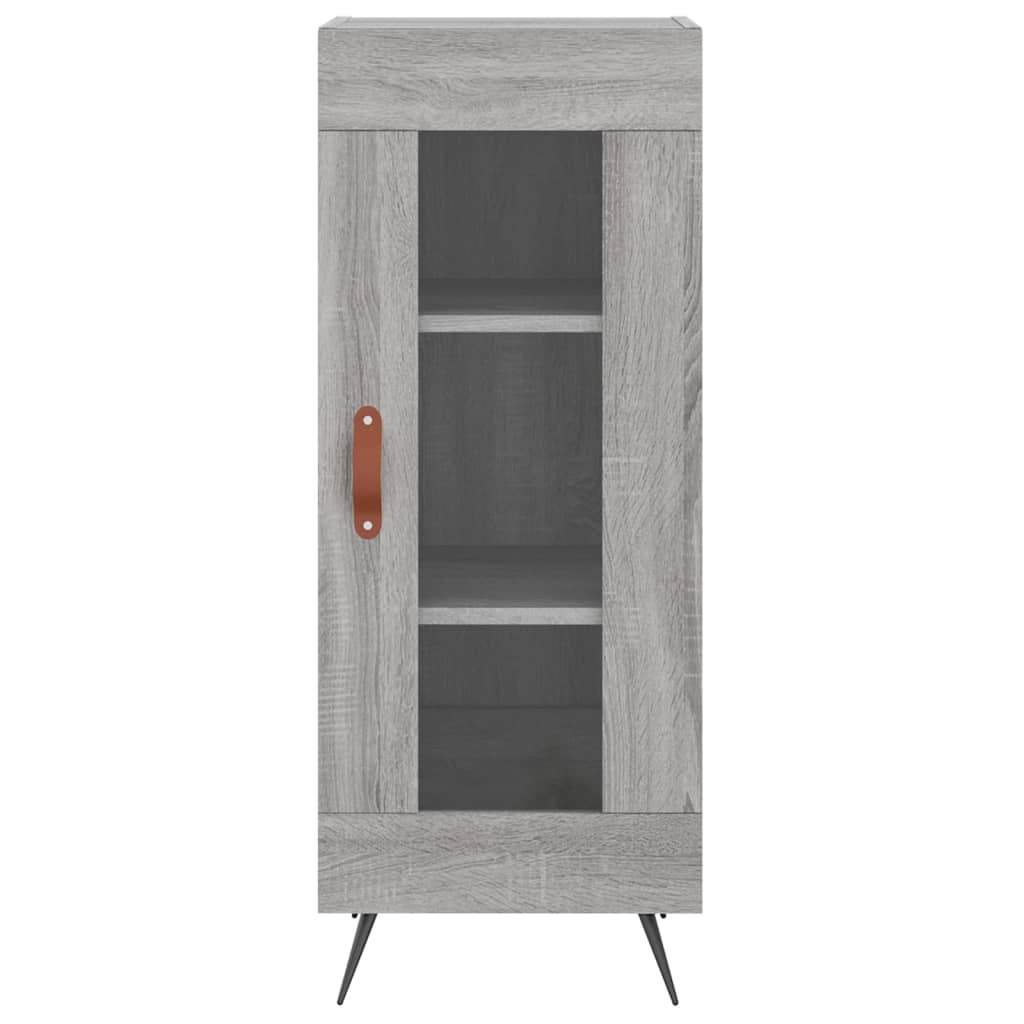 Buffet haut Sonoma gris 34,5x34x180 cm Bois d'ingénierie