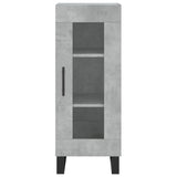 High sideboard Concrete gray 34.5x34x180 cm Engineered wood