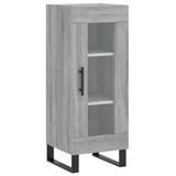 Buffet haut Sonoma gris 34,5x34x180 cm Bois d'ingénierie