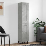 High sideboard Concrete gray 34.5x34x180 cm Engineered wood