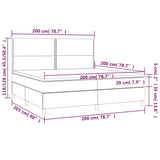 Sommier à lattes de lit avec matelas Gris 200x200 cm Similicuir