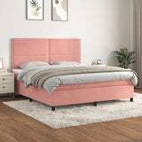 Slatted bed base with mattress Rose 180x200 cm Velvet