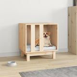 Niche pour chien 50x40x52 cm Bois de pin massif