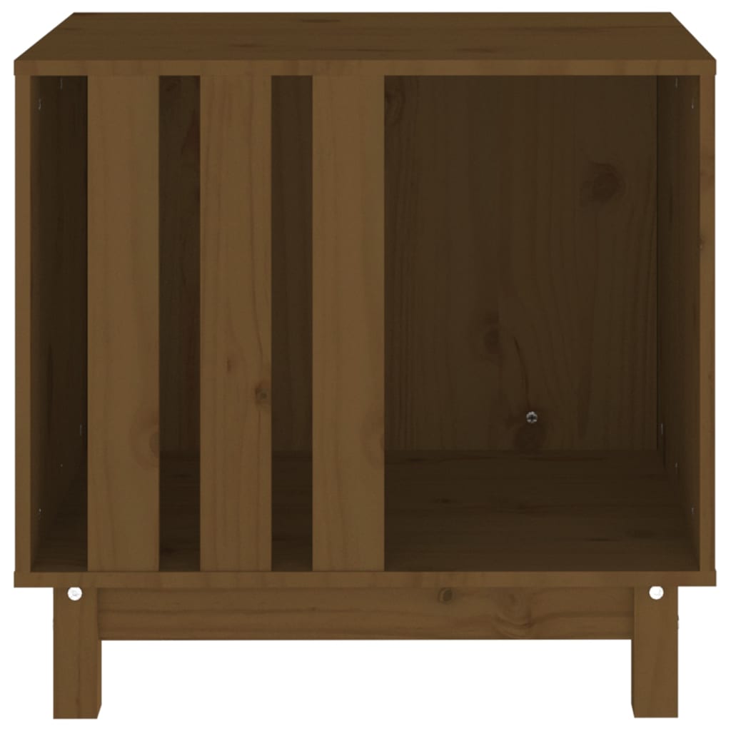 Niche pour chien Marron miel 60x45x57 cm Bois de pin massif