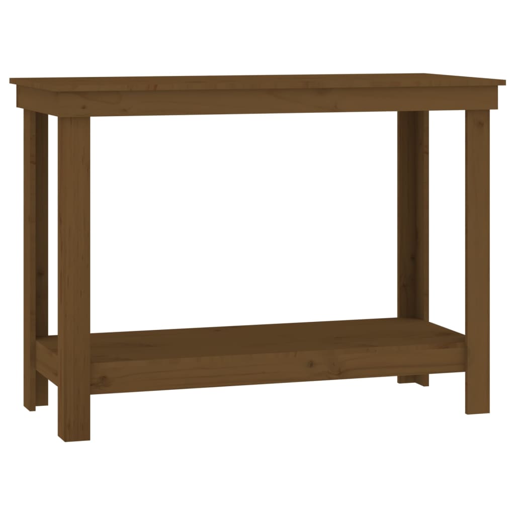 Banc de travail Marron miel 110x50x80 cm Bois de pin massif