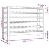 Casier à vin 109,5x30x82 cm Bois de pin massif