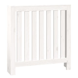 Cache-radiateur Blanc 79,5x19x84 cm Bois massif de pin