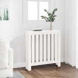 Radiator cover White 79.5x19x84 cm Solid pine wood