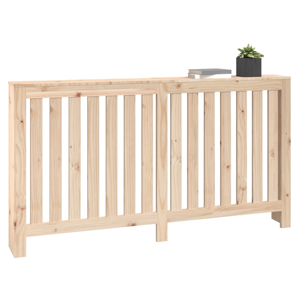 Radiator cover 153x19x84 cm Solid pine wood