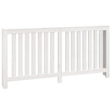 Cache-radiateur Blanc 169x19x84 cm Bois massif de pin