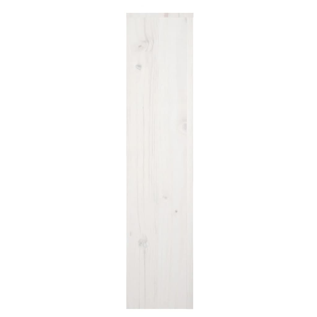 Cache-radiateur Blanc 169x19x84 cm Bois massif de pin