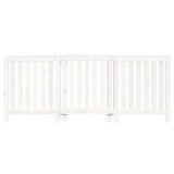 Cache-radiateur Blanc 210x21x85 cm Bois massif de pin