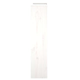 Cache-radiateur Blanc 210x21x85 cm Bois massif de pin