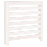 Cache-radiateur Blanc 79,5x19x84 cm Bois massif de pin