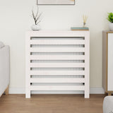 Cache-radiateur Blanc 79,5x19x84 cm Bois massif de pin