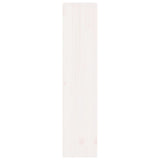 Cache-radiateur Blanc 79,5x19x84 cm Bois massif de pin