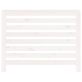 Cache-radiateur Blanc 108,5x19x84 cm Bois massif de pin