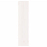 Cache-radiateur Blanc 108,5x19x84 cm Bois massif de pin